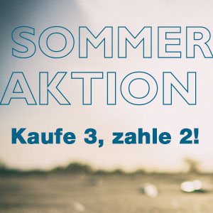 Sommer Aktion - kaufe 3, zahle 2