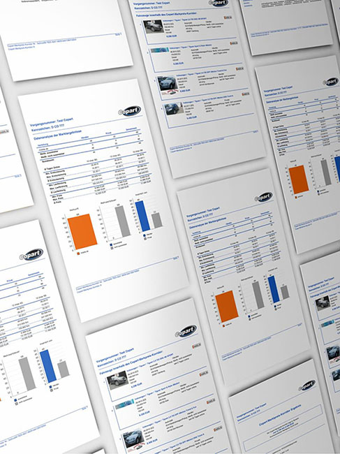 Copart Price Finder Datenblatt