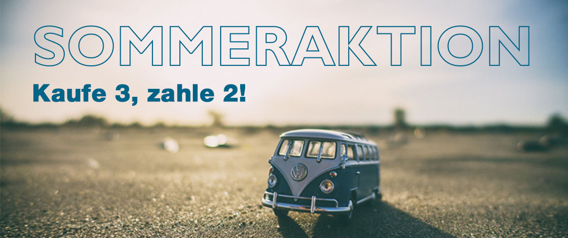 Sommeraktion: Kaufe 3, zahle 2!